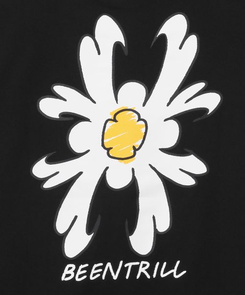韓國 Beentrill Women's Daisy Hashtag T-Shirt【BL058】