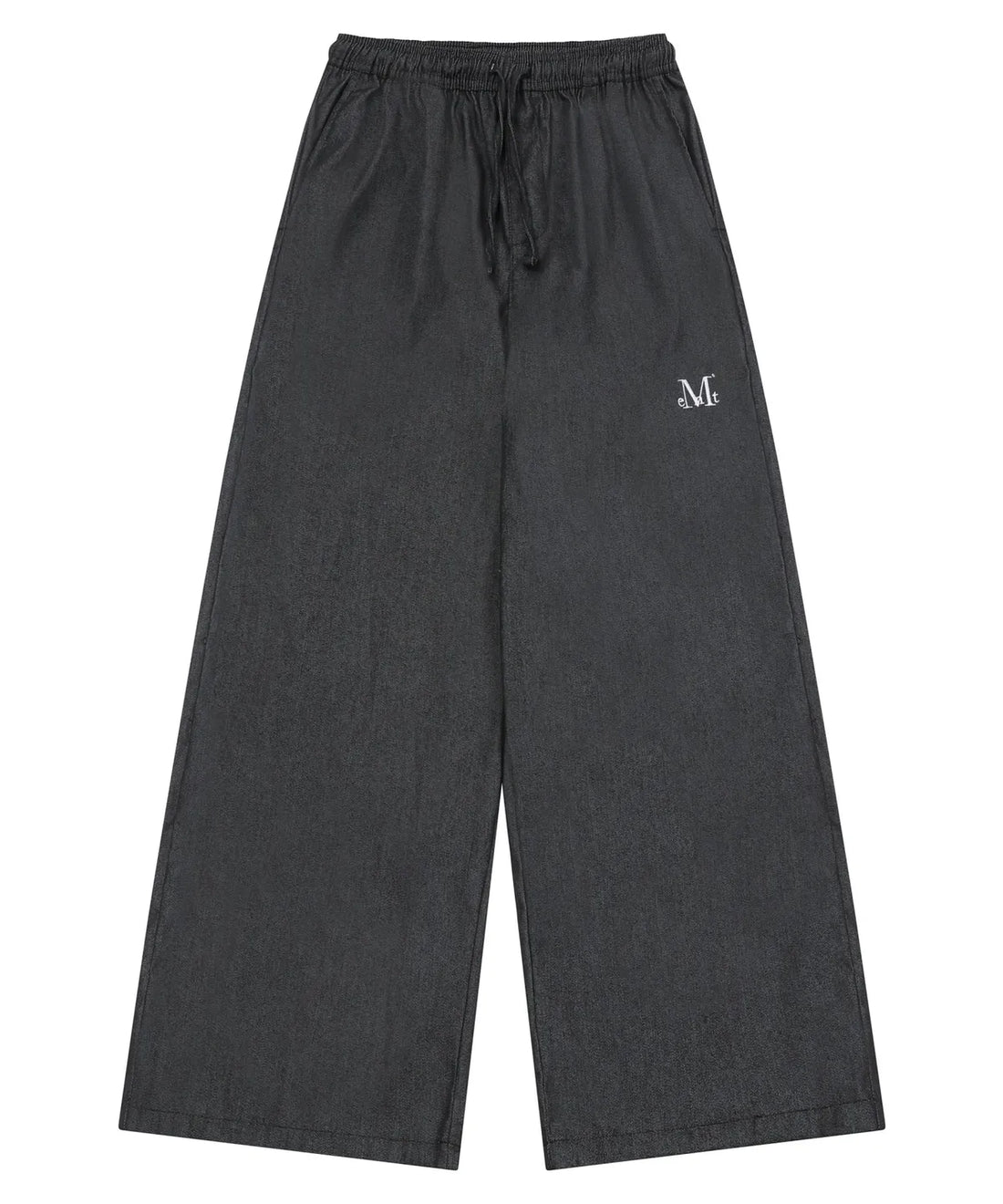 韓國 Mucent Werren Pintuck Wide Denim Banding Pants【MU042】