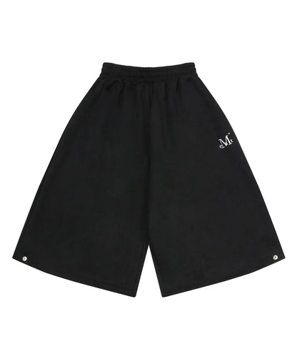 韓國 Mucent Bout Hem Button Bermuda Shorts【MU040】