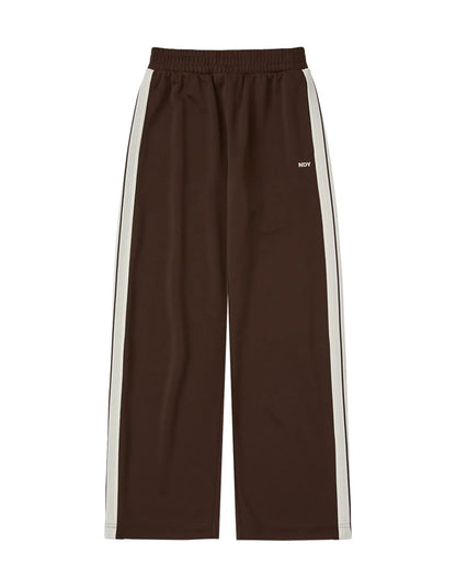 韓國 Nerdy Minimal Jacquard Tape Track Pants【NY051】