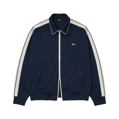 韓國 Nerdy Minimal Jacquard Tape Track Top【NY050】