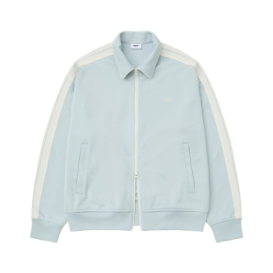 韓國 Nerdy Minimal Jacquard Tape Track Top【NY050】