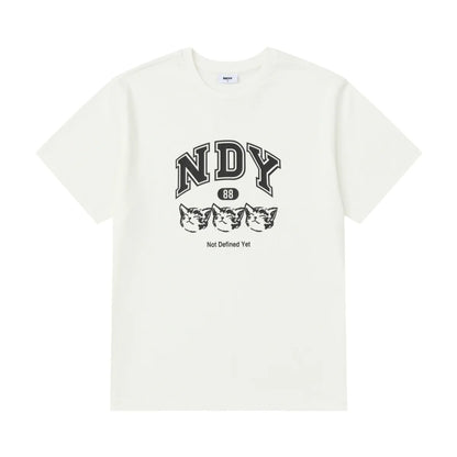 韓國 Nerdy Triple Nero Short Sleeve T-Shirt【NY079】