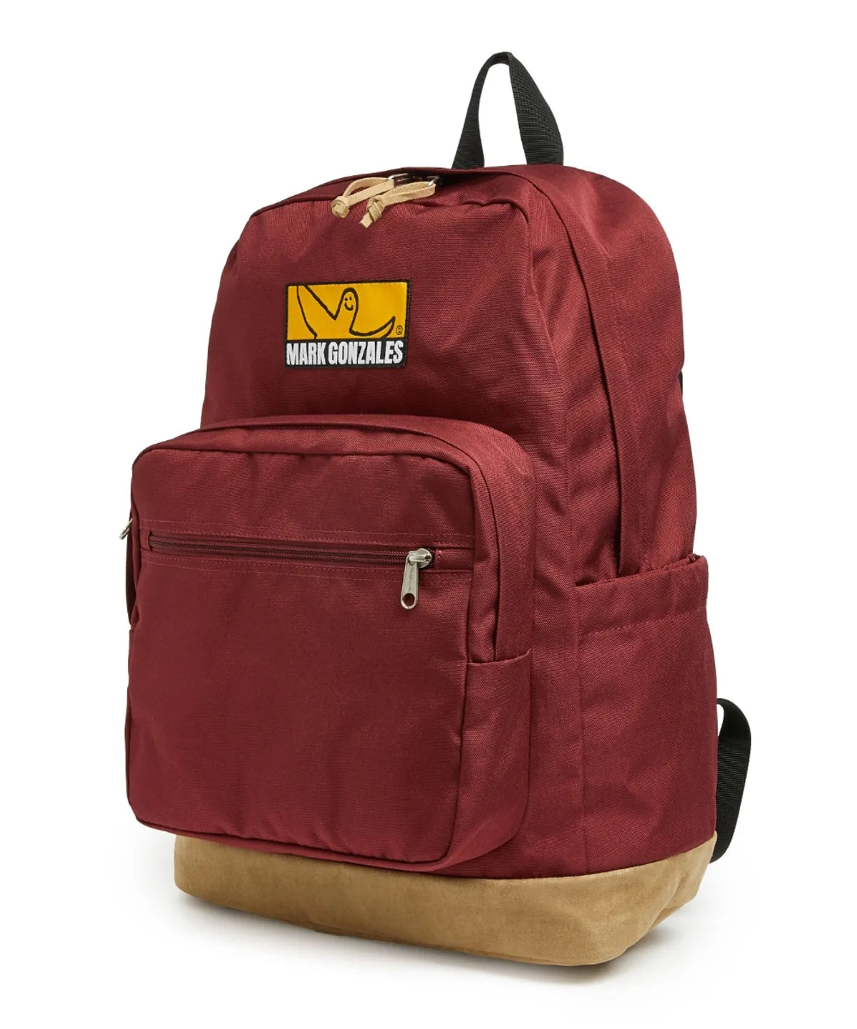 韓國 Mark Gonzales Box Logo Suede Backpack【MG025】