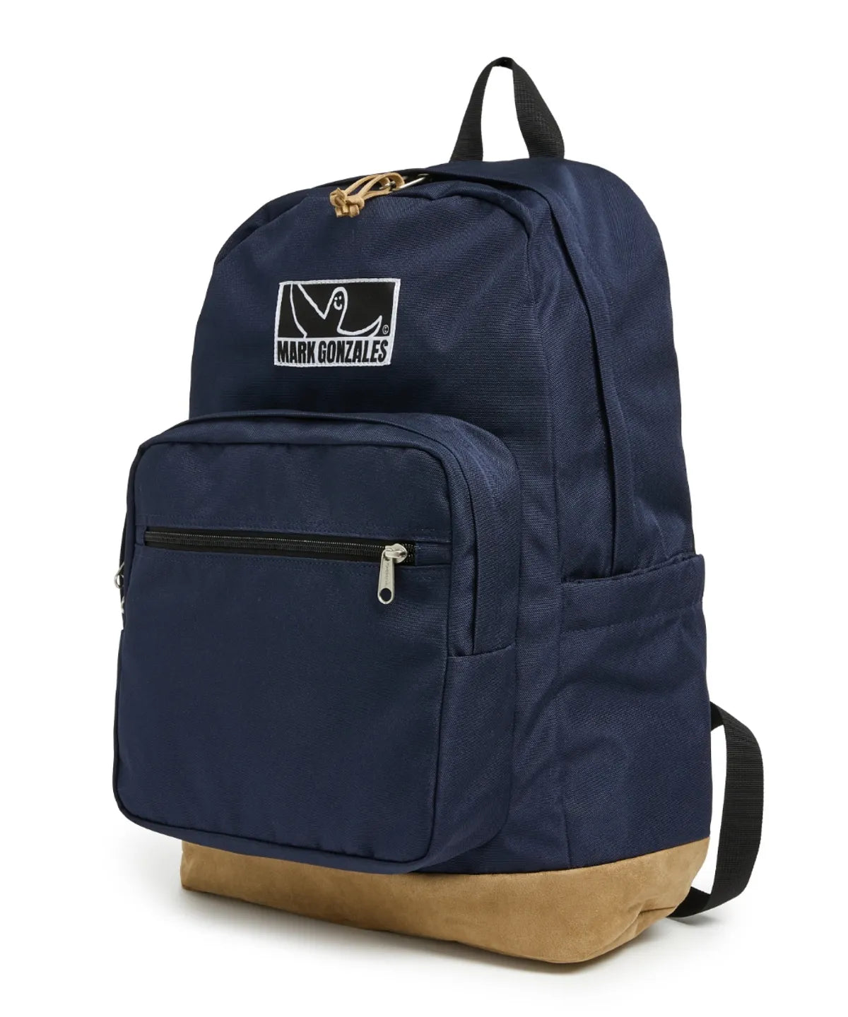 韓國 Mark Gonzales Box Logo Suede Backpack【MG025】