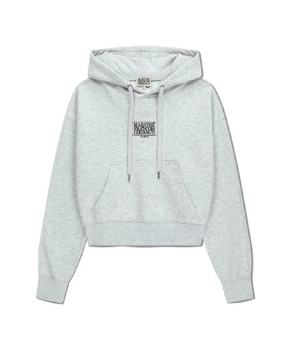 韓國 Marithe Francois Girbaud W Small Classic Logo Crop Hoodie 【MF683】