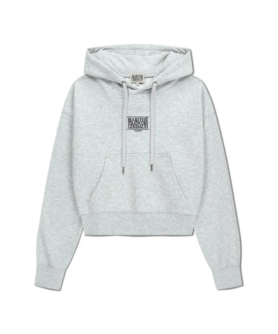 韓國 Marithe Francois Girbaud W Small Classic Logo Crop Hoodie 【MF683】