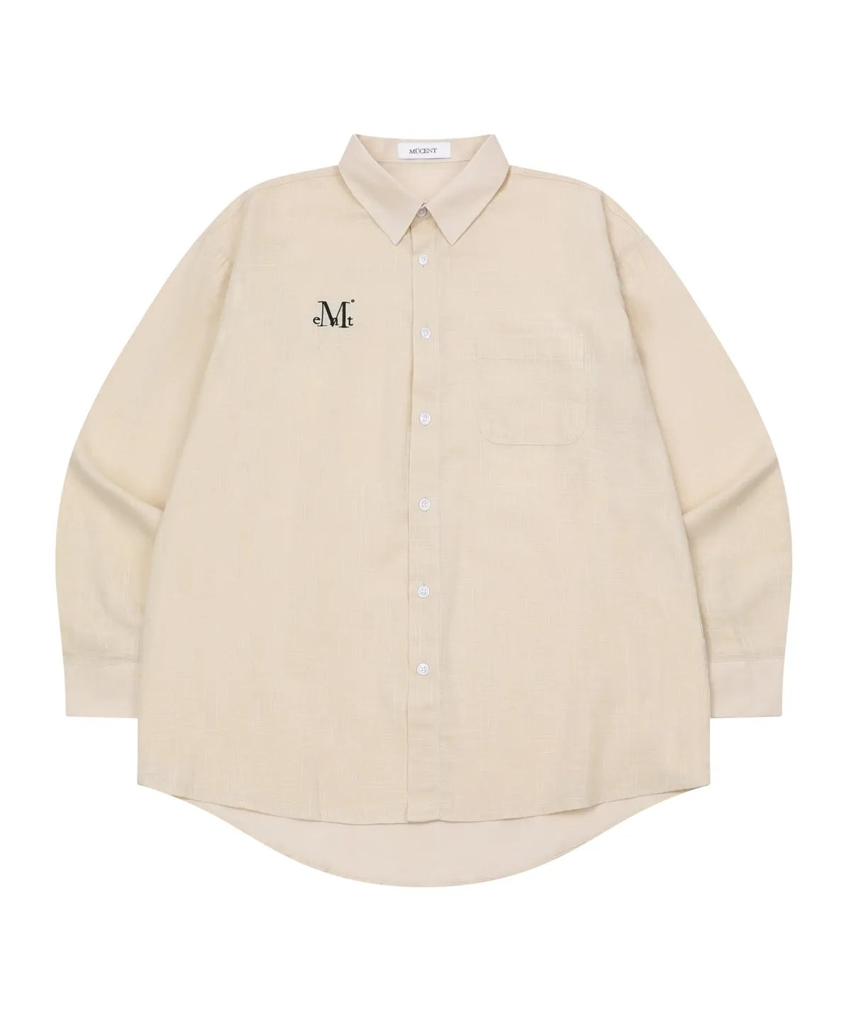 韓國 Mucent Mela Loose Fit See Through Shirt【MU172】