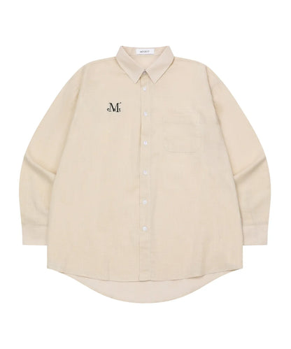 韓國 Mucent Mela Loose Fit See Through Shirt【MU172】