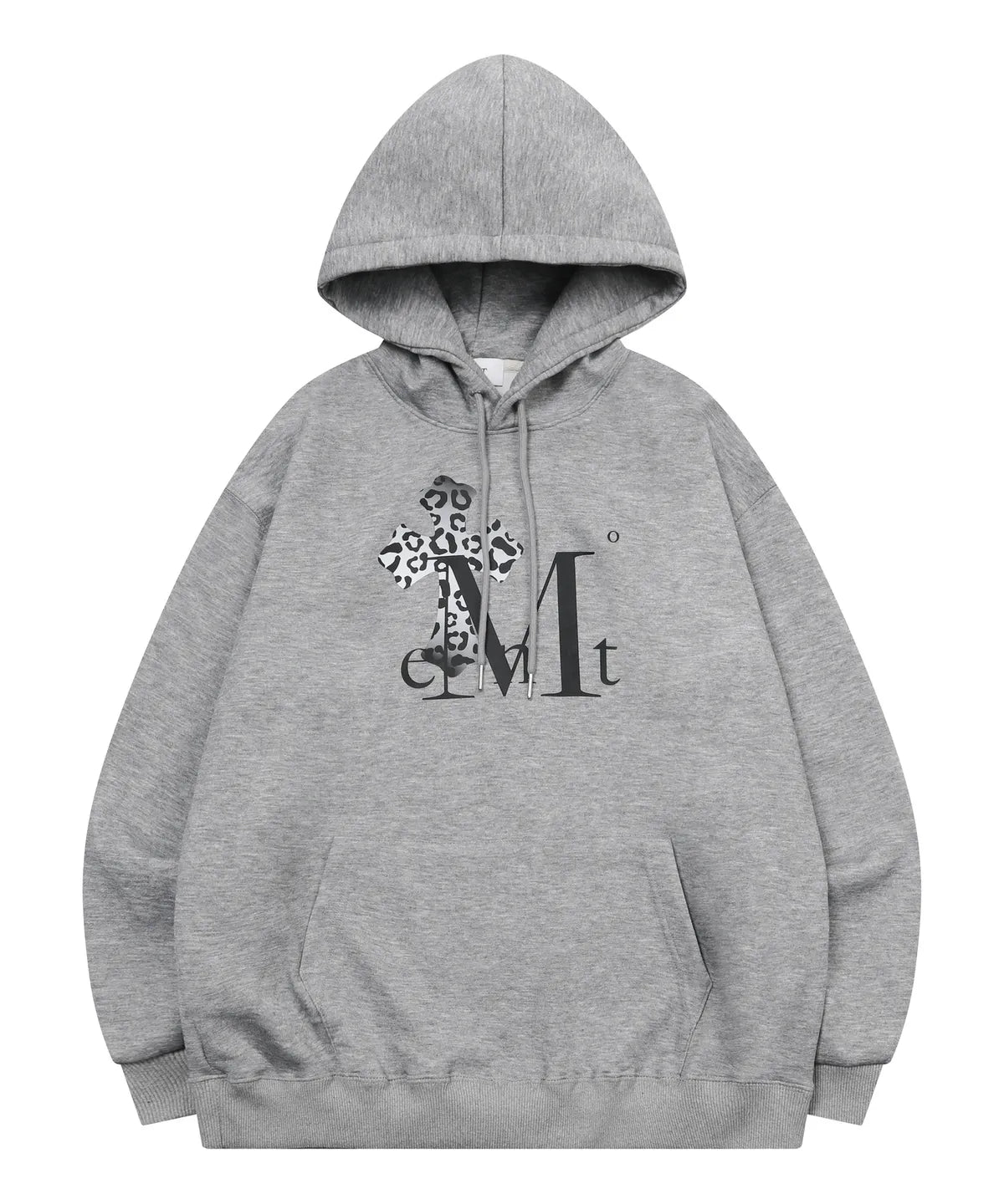 韓國 Mucent Sahara Gradation Leopard Cross Hood T【MU168】