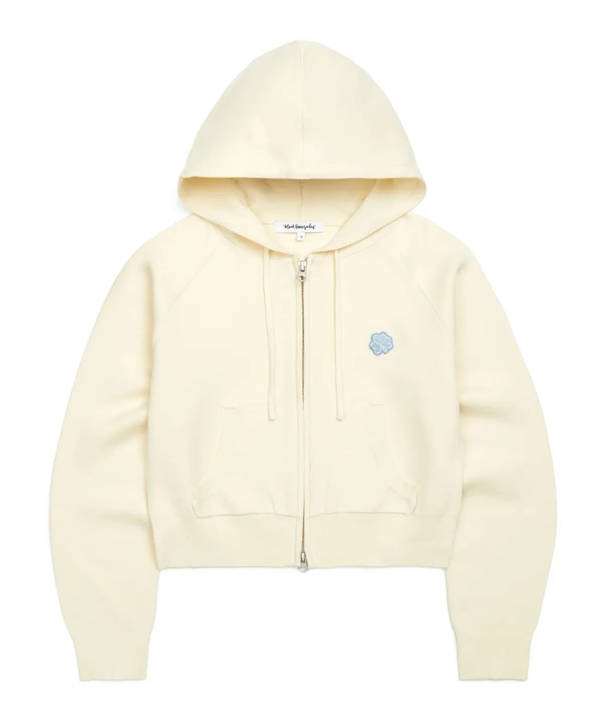 韓國 Mark Gonzales Women's Club Hooded Zip-Up Knit Cardigan【MG001】