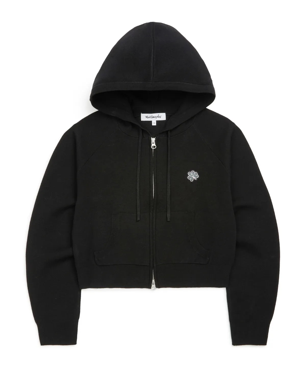 韓國 Mark Gonzales Women's Club Hooded Zip-Up Knit Cardigan【MG001】