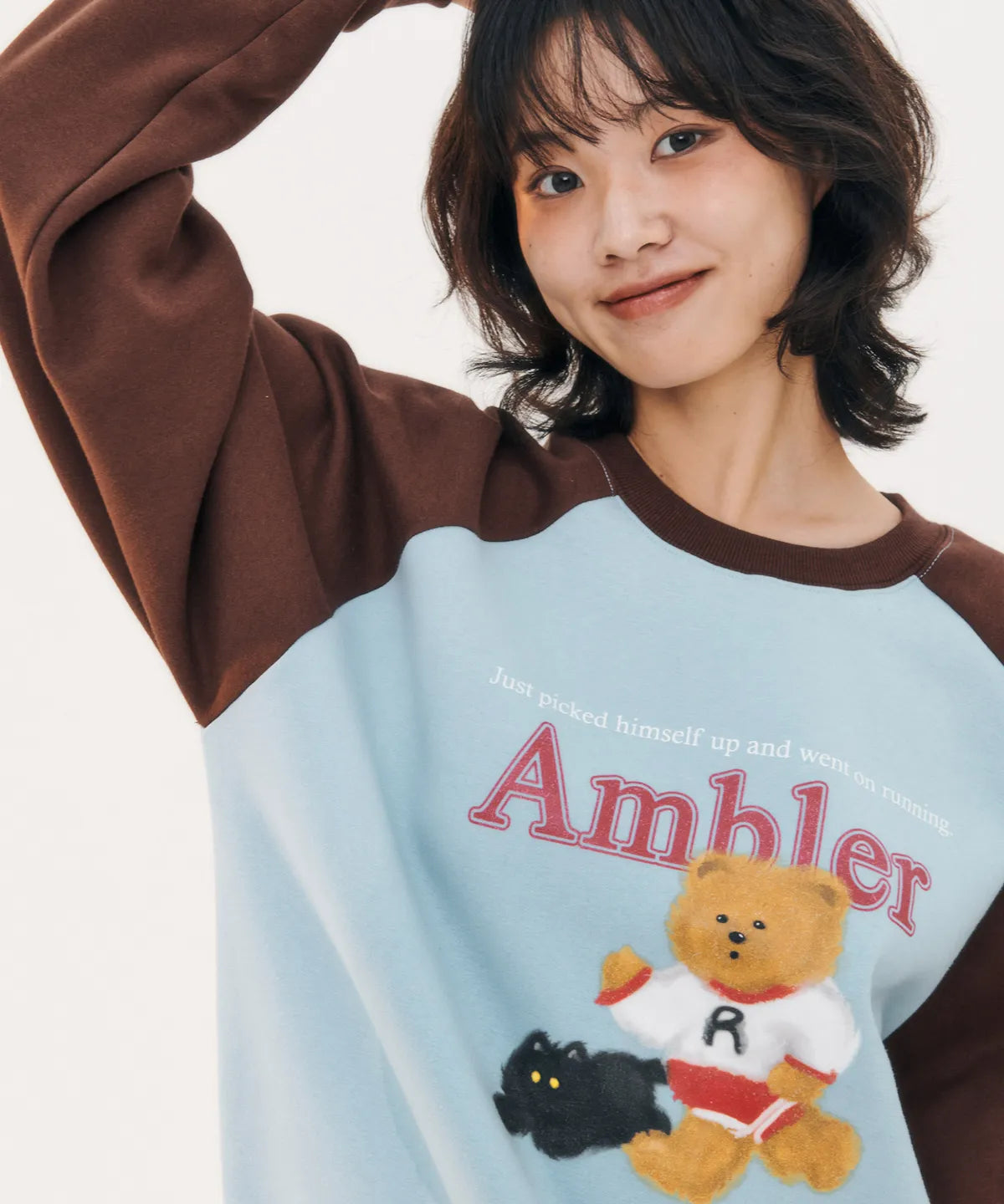 韓國 Ambler Running Raglan Sweatshirt【AR010】