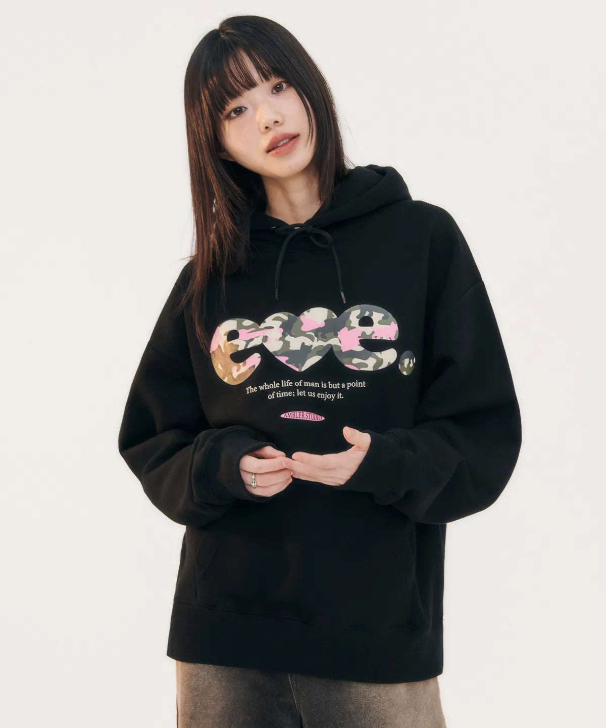 韓國 Ambler Cat Camo Hoodie【AR021】