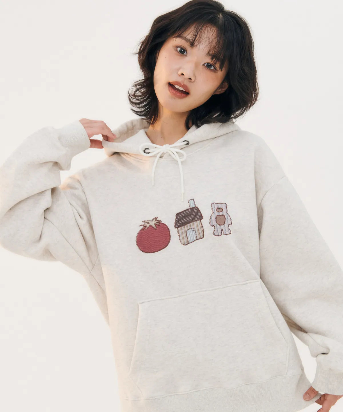 韓國 Ambler Tomato Bear Hoodie【AR022】