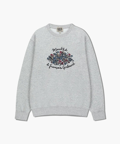 韓國 Marithe Francois Girbaud Bouquet Graphic Sweatshirt【MF666】