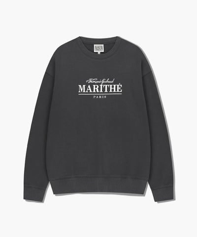 韓國 Marithe Francois Girbaud Logo Oversized Sweatshirt【MF694】