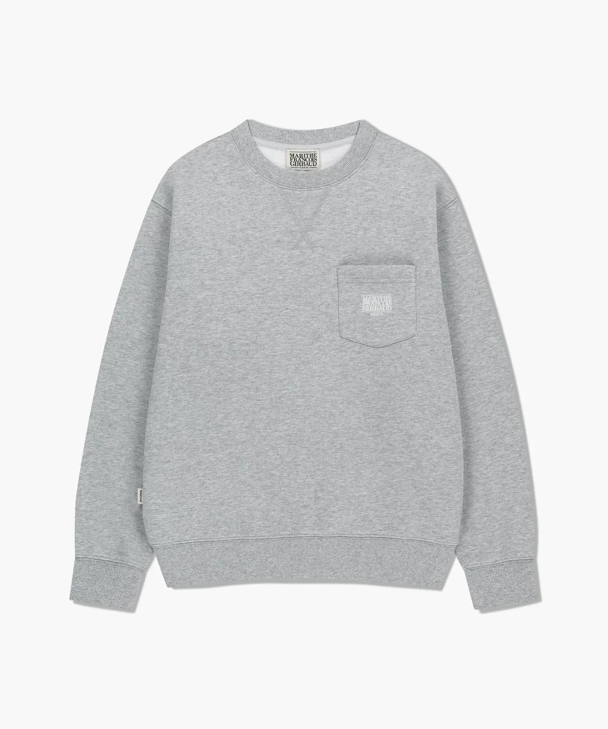 韓國 Marithe Francois Girbaud Classic Logo Patch Pocket Sweatshirt【MF691】