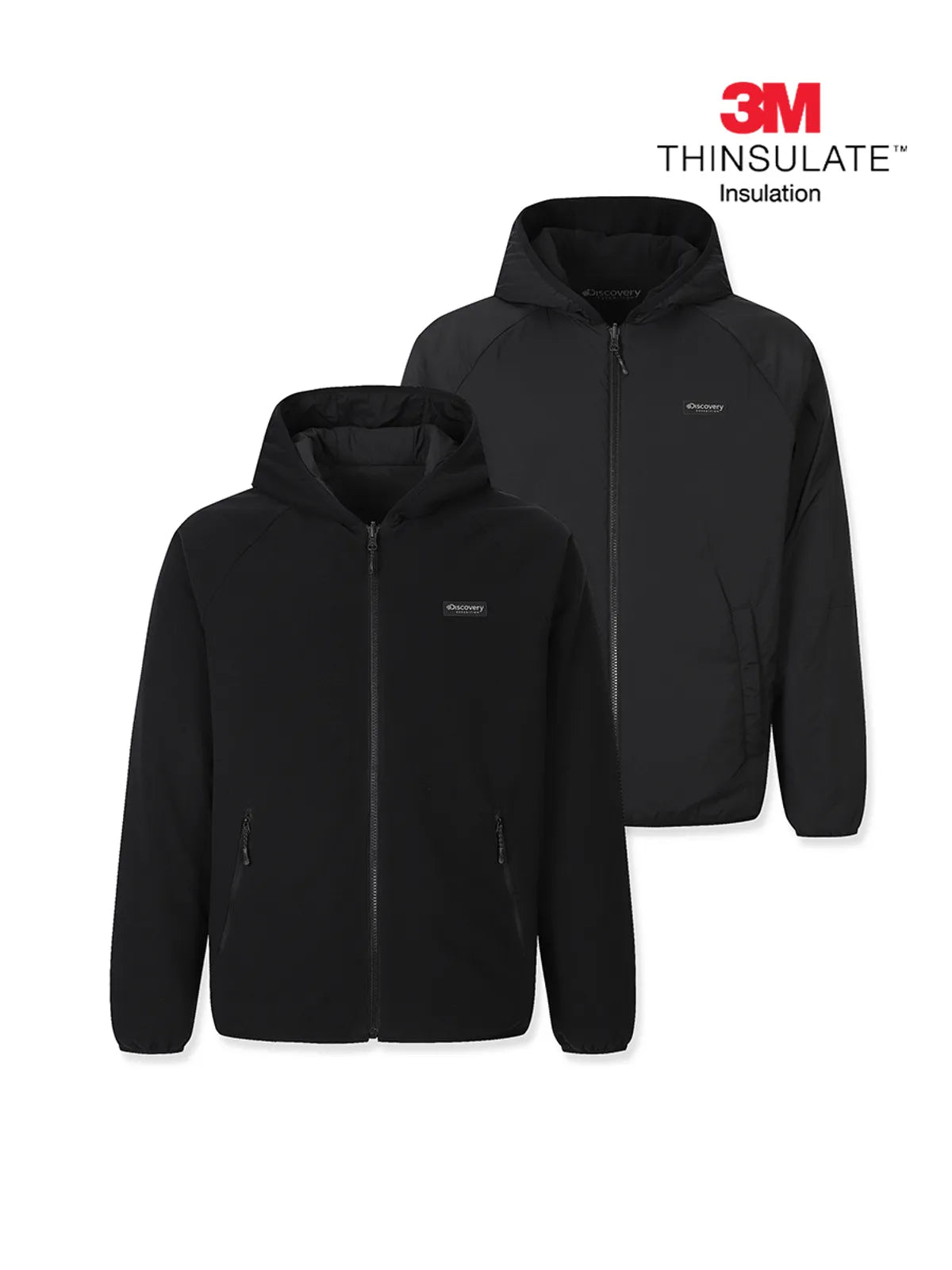 韓國 Discovery Men's Grid Reversible Jacket【DY255】