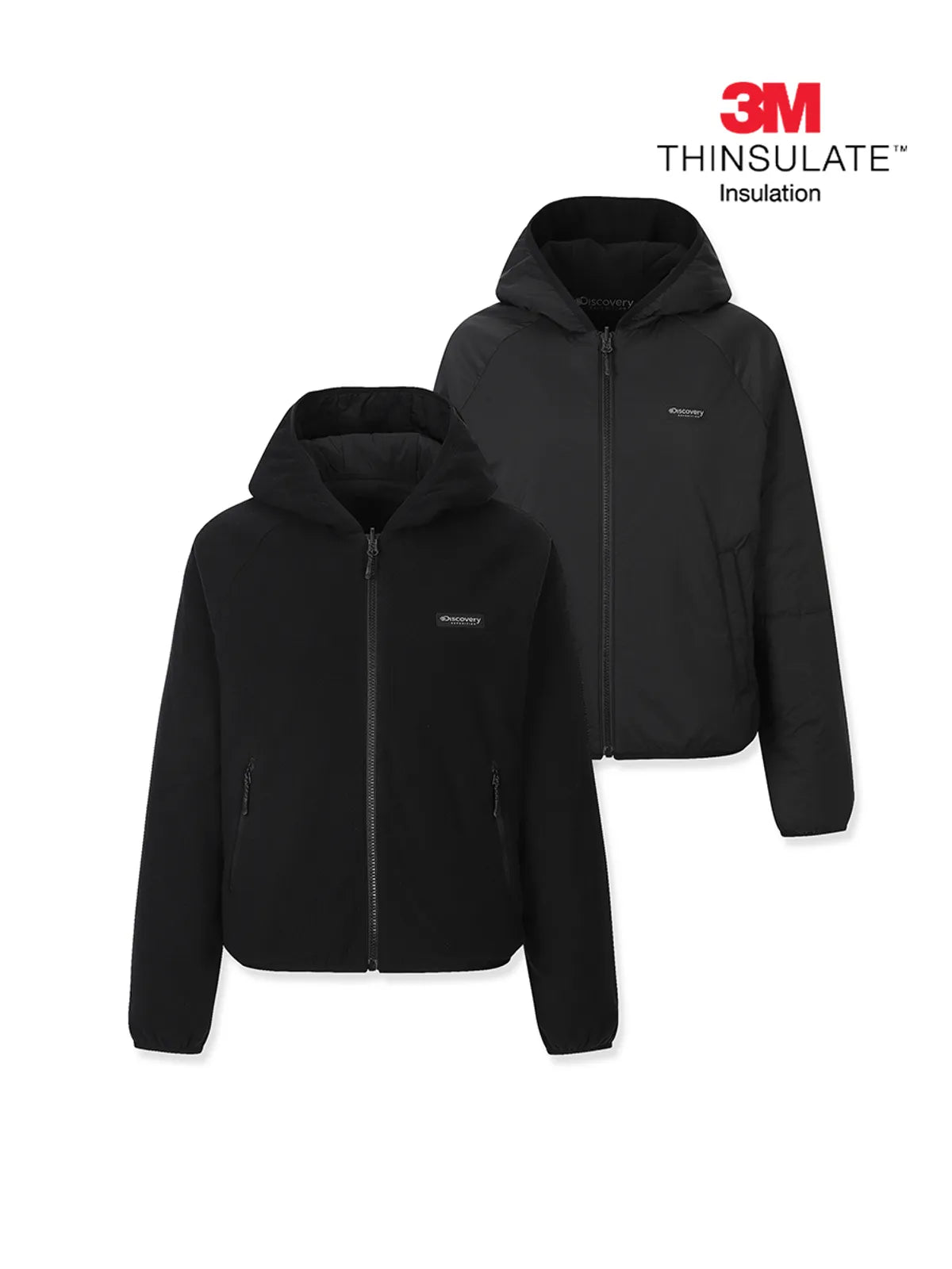 韓國 Discovery Women's Grid Reversible Jacket【DY274】