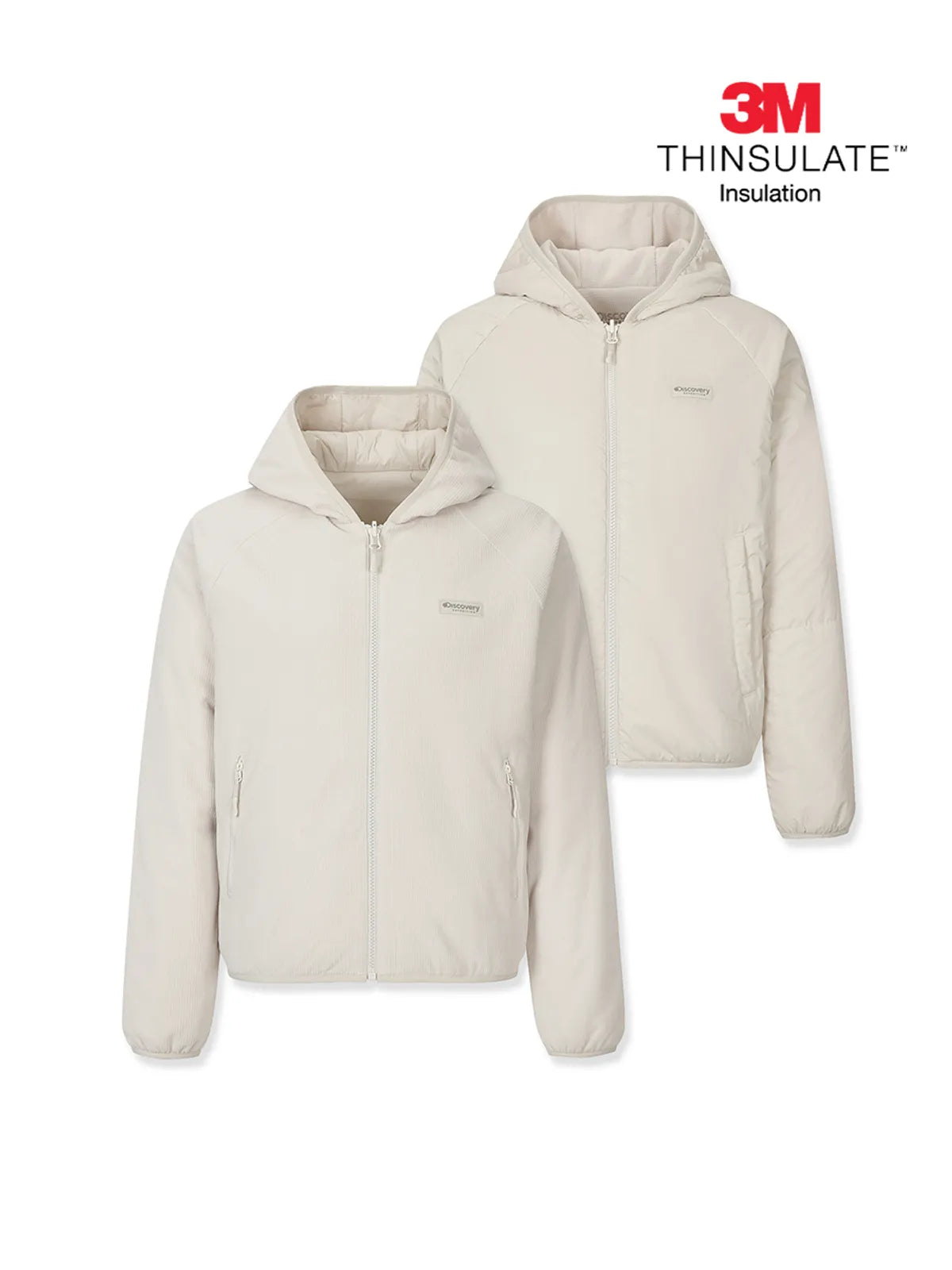 韓國 Discovery Women's Grid Reversible Jacket【DY274】