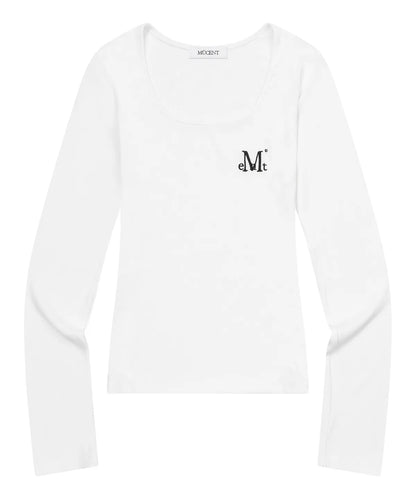 韓國 Mucent Luevve Square Neck Long Sleeve T【MU213】