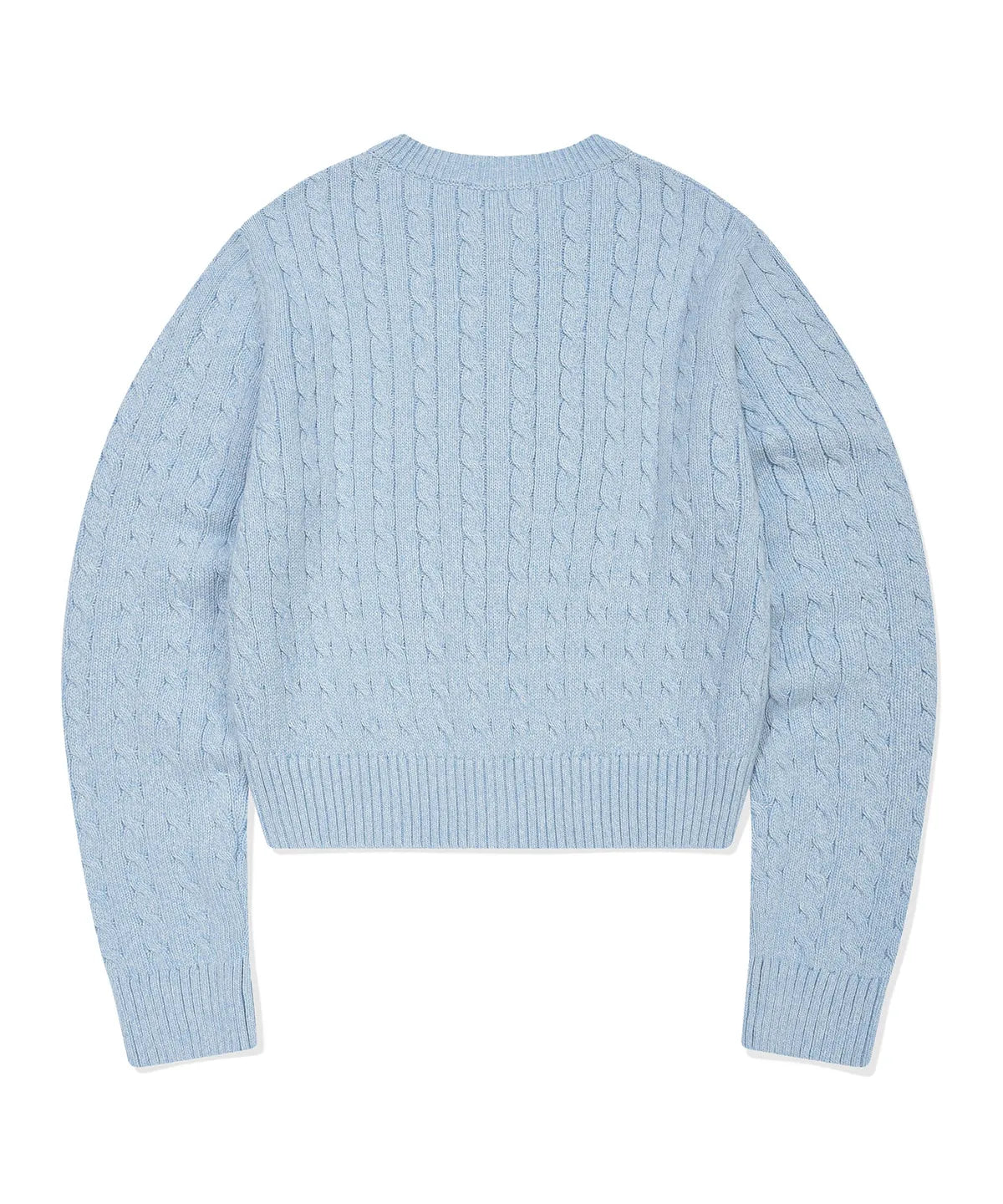 韓國 Wacky Willy Women's Cable Round Neck Cardigan【WW127】