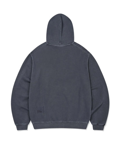 韓國 Wacky Willy Pigment typo hooded sweatshirt【WW122】