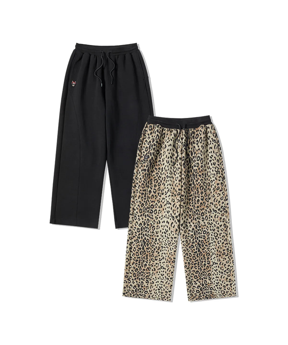 韓國 Lifework Women's LW3 Curved Hipdog Wappen Wide Pants【SC145】