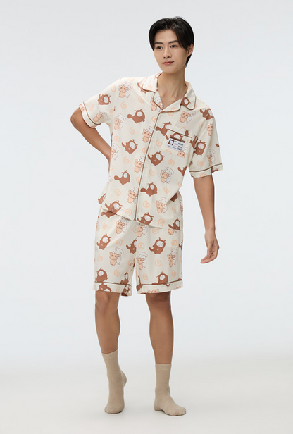 韓國 SPAO Short-sleeved pajamas【SP170】