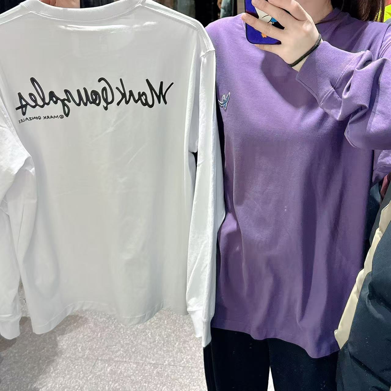 韓國 Mark Gonzales Angel Wappen Long Sleeve T-Shirt【MG222】