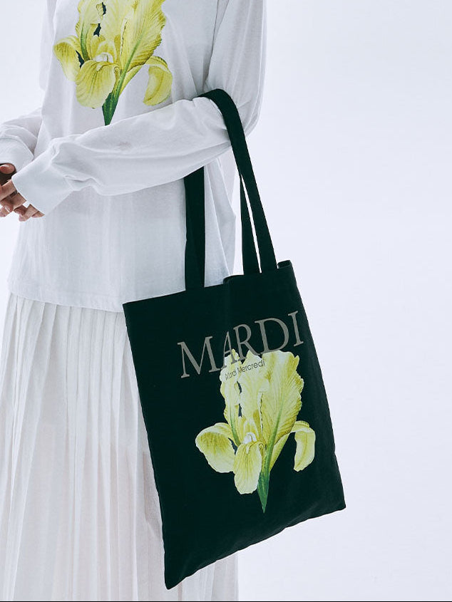 韓國 Mardi Mercredi Canvas Bag Lilies 06【MM282】