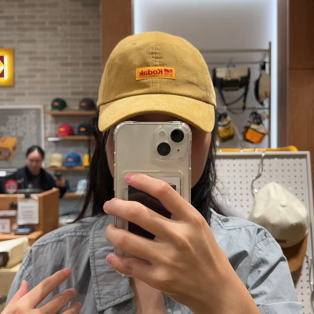 韓國 Kodak Signature Fit Corduroy Ball Cap【KK031】