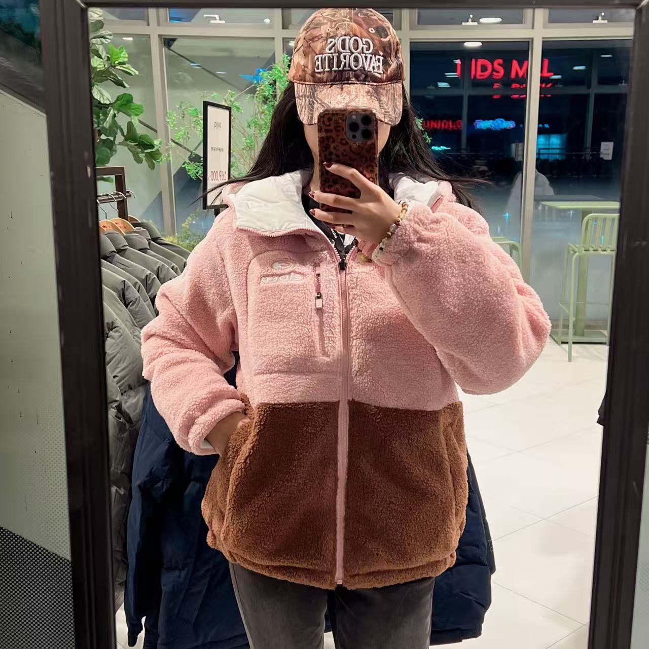 韓國 Eider Rib Hood 2 UNI Fleece Reversible Down Jacket【ER091】