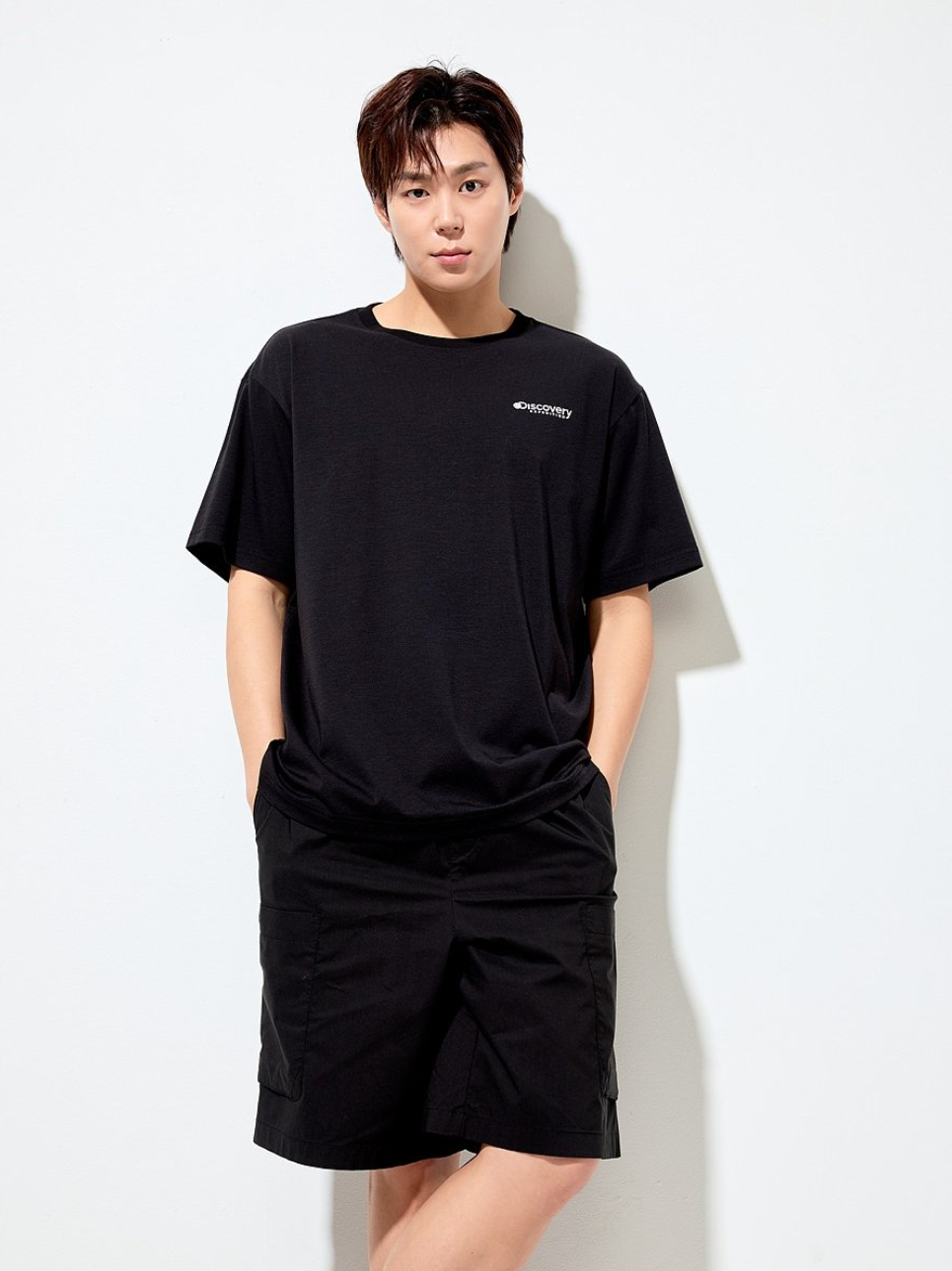 韓國 Discovery Fresh Event Washing Outdoor Frame Graphic Short Sleeve T-Shirt凉爽防晒面料【DY036】