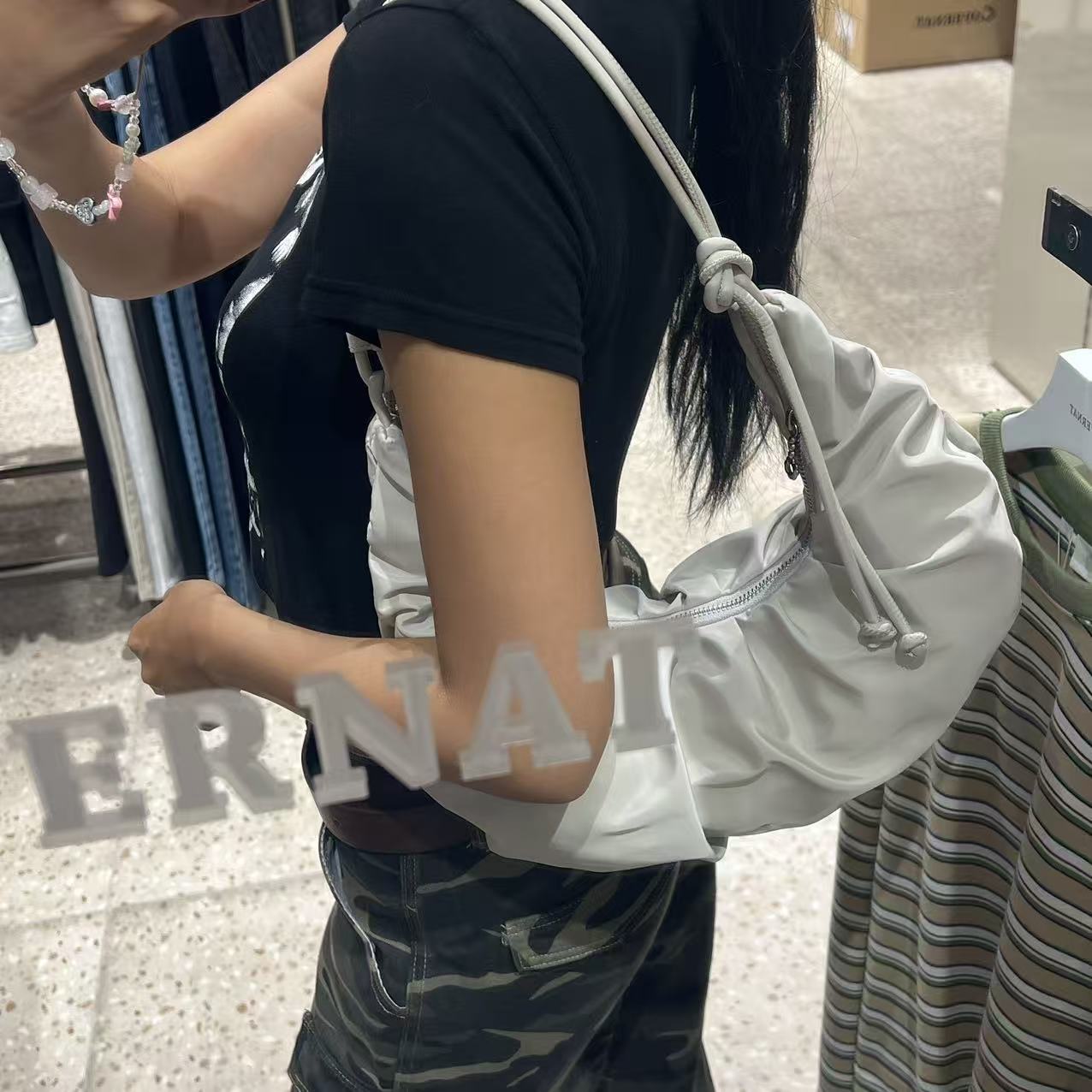 韓國 Covernat Clover Heart String Hobo Bag【CO004】