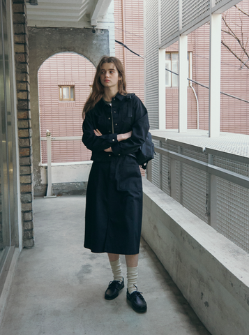 韓國 Markm Women's Cotton Long Skirt【MA223】