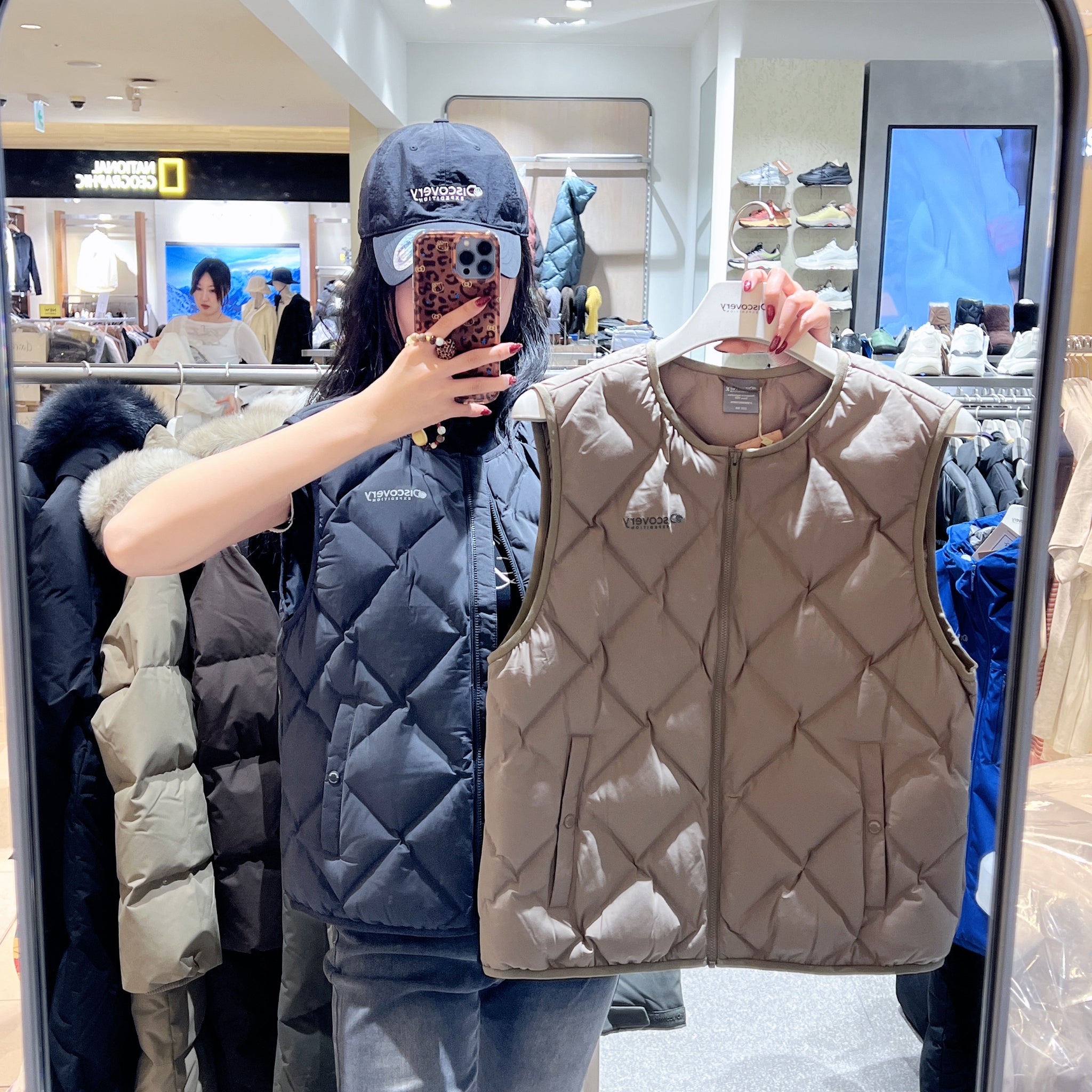 韓國 Discovery Women's Dihas Tube Down Vest【DY079】