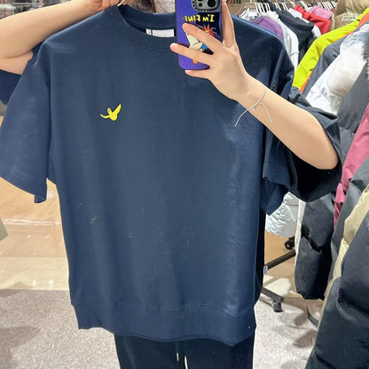 韓國 Mark Gonzales Angel Wappen Short Sleeve Sweatshirt【MG221】