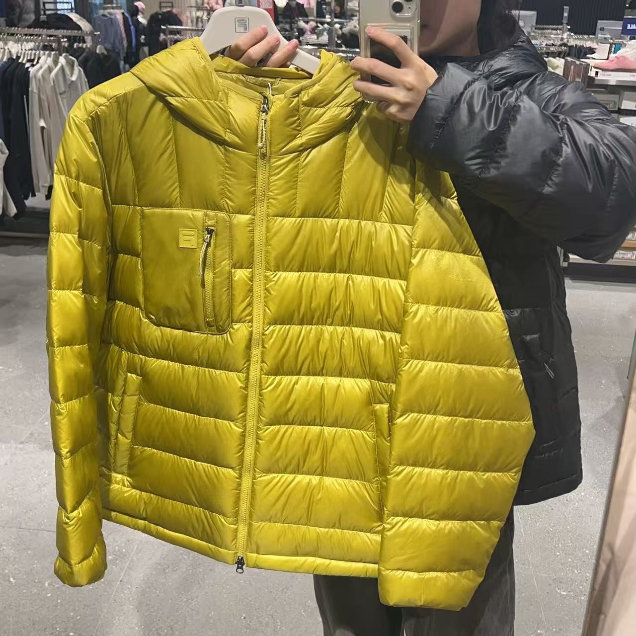 韓國 FILA Glossy Ripstop Lightweight Hooded Down (鴨絨)【FA017】