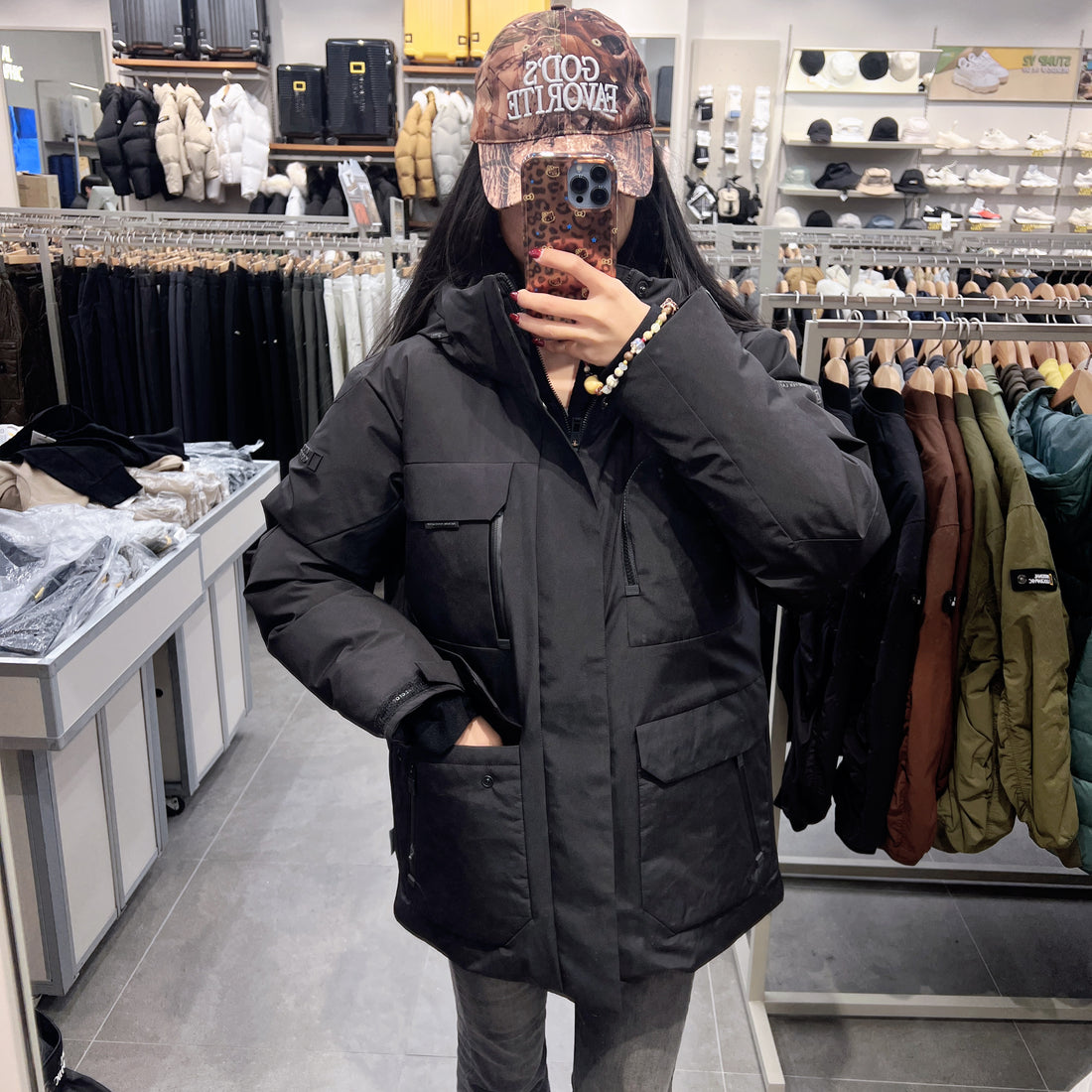 韓國 National Geographic Atlas Windstopper Outpocket Goose Down Jumper (鵝絨)【NG196】