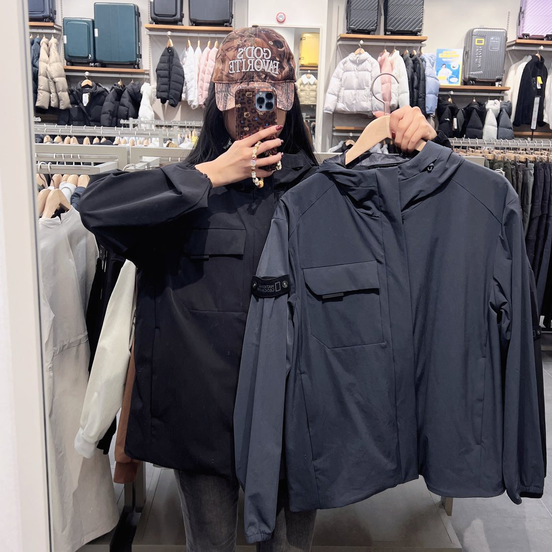 韓國 National Geographic Active Woven Training Zip-Up Jumper【NG205】