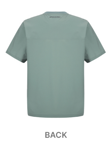 韓國 Discovery Fresh Event Woven Short Sleeve T-Shirt凉爽防晒面料【DY041】