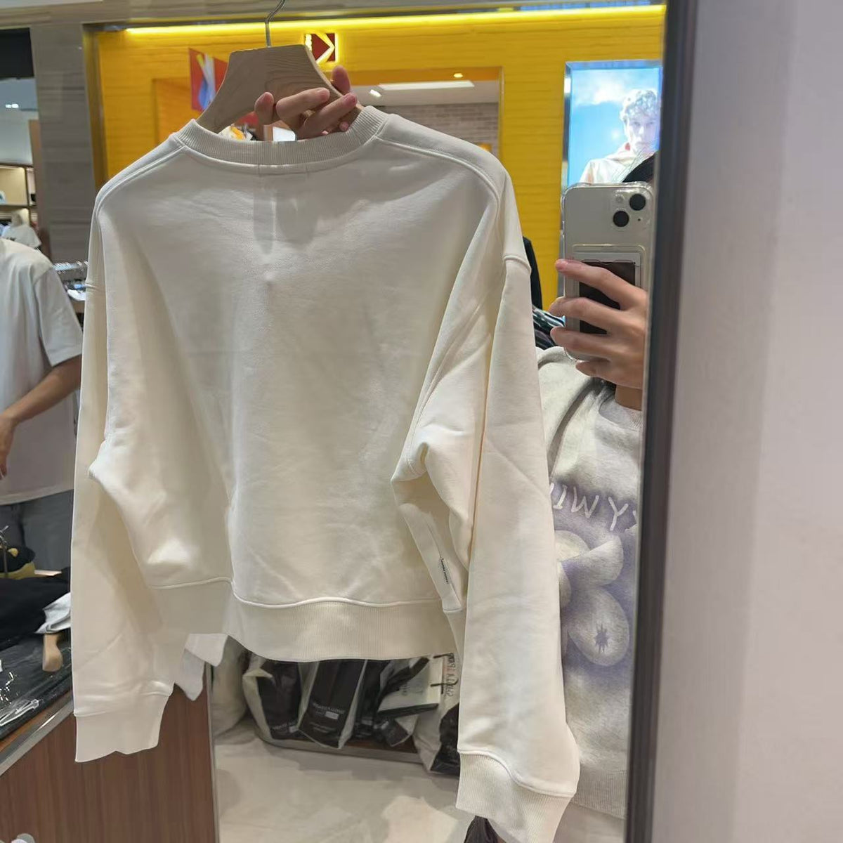 【現貨】韓國 Wacky Willy Women's Big Lily Graphic Crop Long Sleeve【WW016】