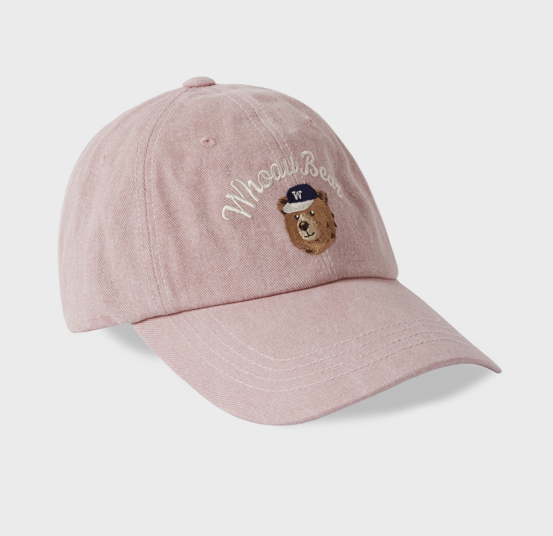 韓國 Who.A.U Steve Head Patch Ball Cap【WA178】