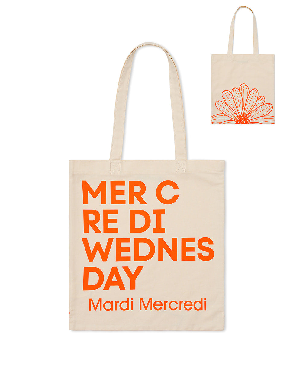 韓國 Mardi Mercredi Canvas Bag Flower Du Mercredi【MM289】