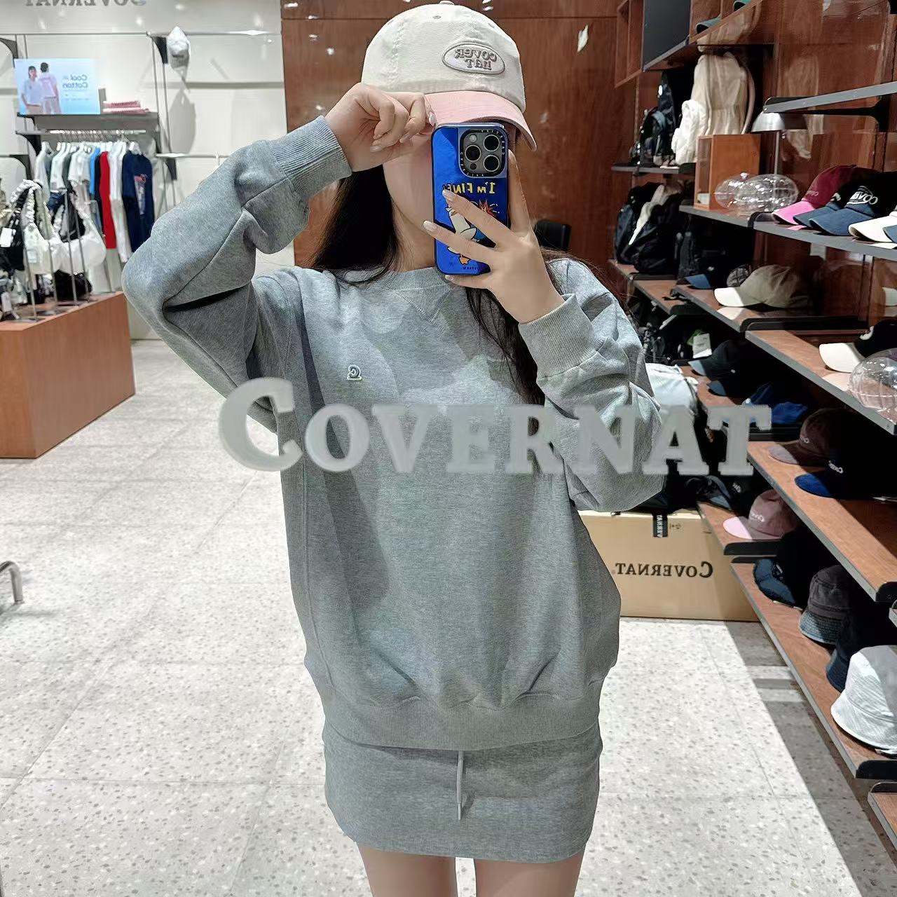 韓國 Covernat Cloverheart Cooper Logo Wappen Ball Cap【CO087】