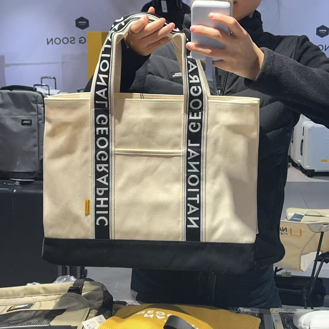 韓國 National Geographic Ellie Tote Bag【NG336】