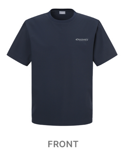 韓國 Discovery Fresh Event Woven Short Sleeve T-Shirt凉爽防晒面料【DY041】