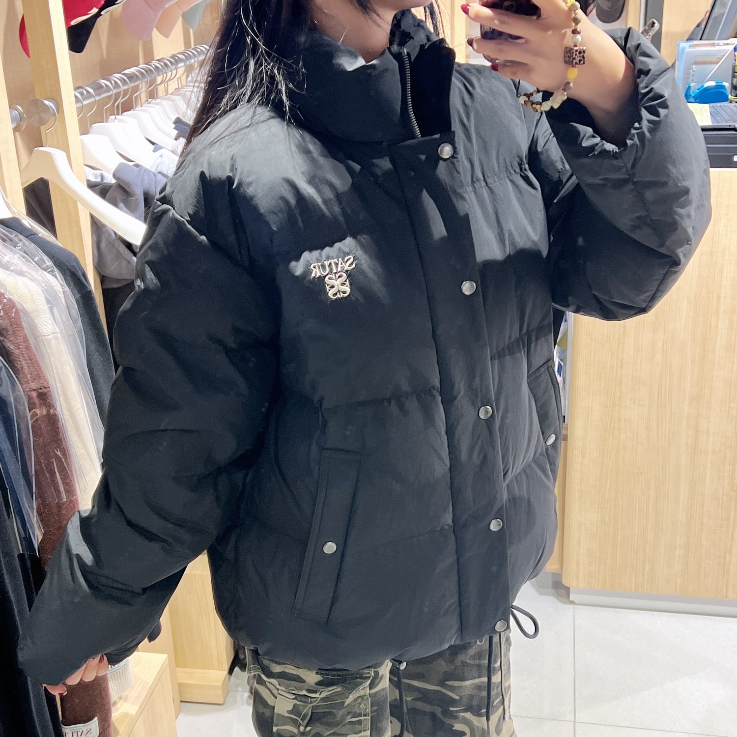 韓國 Satur Lauren Puffer Duck Down Padding (鴨絨)【SR195】